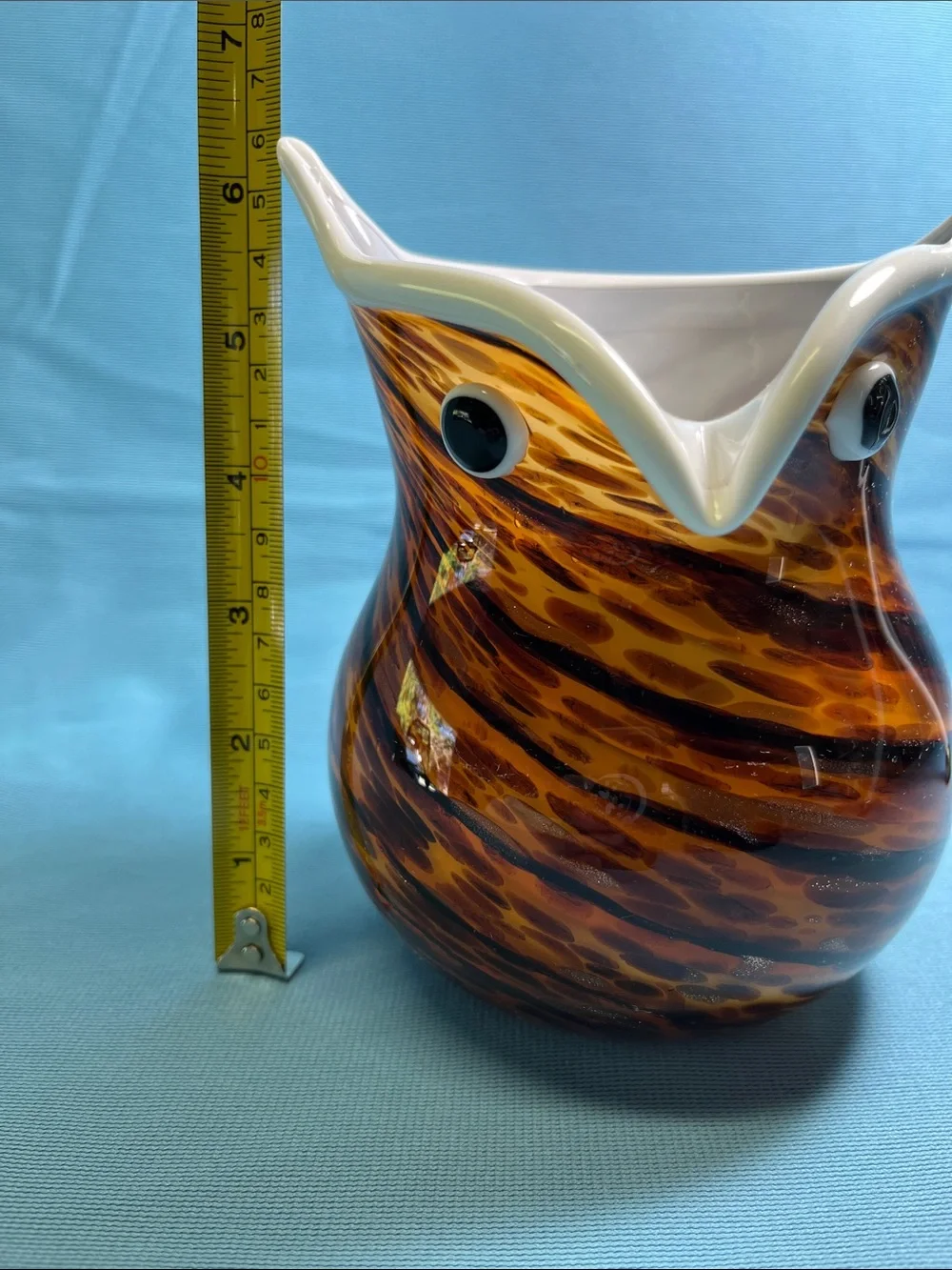 Glass Owl Vase